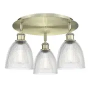 Innovations Lighting 516-3C-10-18 Castile Flush Castile 3 Light - Brass