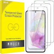 [JETech] Screen Protector for Samsung Galaxy A35 5G 6.6-Inch, 9H Tempered Glass Film, Anti-Scratch, HD Clear, 3-Pack