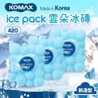 在飛比找博客來優惠-【KOMAX】韓國雲朵冰磚-420ml 3件組