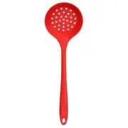 2Pcs Heat Resistant Silicone Colander Slotted Spoon Long Handle Strainer Kitchenware 02