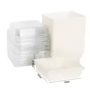 Kraft Paper Dessert Boxes for Cakes, Cookies, and Donuts - Party Supplies