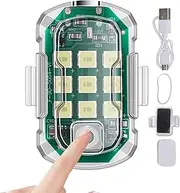 Car Lights Interior Roof, White Ambient Lighting Car Interior USB Rechargeable, Touch Control Small Inside Car Reading Lights For Most