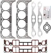 5.7L Engine Head Gasket Set, Cylinder Head Gasket Kit, Compatible with 350 CID Mercruiser Volvo Penta Crusader GM Marine, Replaces# 27-75611A03 27-75611001