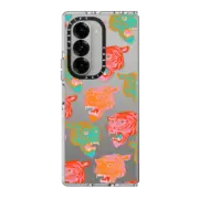 Galaxy Z Fold6 Clear Case FUNKY TIGERS BY AF.ILLUSTRATIONS