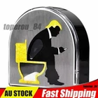 Toilet Timer Funny Sand Clock Hourglass Art Craft Decor Desktop for Men Dad Gift