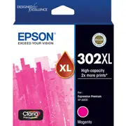 Original Epson 302XL Magenta Ink Cartridge Toner Claria Premium T01Y392