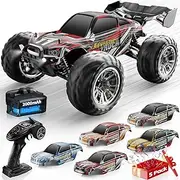 HHD 1/16 Off-Road RC Car All Terrain for Adults,Max 50kph Electric RTR Brushless RC Truck