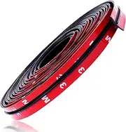 Car Weather Stripping Automotive Rubber Weather Draft Seal Strip Universal for Door Window Automotive Edge Weatherproof Seal T Shape Sunroof Seal Cover Leak Sound Proofing (19.7Ft/6M)