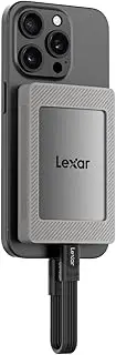 Lexar ES4 Portable SSD with Magnet 2TB External SSD USB 3.2 Gen 2 up to 1050MB/s Read and 1000MB/s Speed, Compatible with iPhone 15/16, PC and Mac