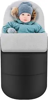 Stroller Blanket - Stroller Sleeping Sack - Stroller Accessory for Cold Weather, Windproof Winter Sleeping Bag with Soft Lining