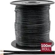 DOSS 2X24-.2PB-100M BLACK TWIN POWER CABLE-100M - PER REEL FIGURE 8