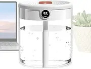 Camera Humidifier | Spray Capacity Mist Humidifier with 2L Tank, USB Humidity Sensor, Desktop Auto Diffusers for Home Office