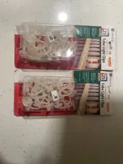 Lot Of 2 Vintage Lites Up Outdoor 25 Rope Light Clips for Shingles & Gutters NOS