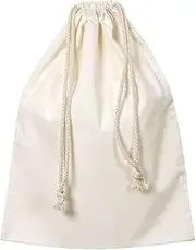 Zart Calico Drawstrings Bag, 33 cm x 44 cm Size (Pack of 10)