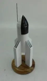 Moon Rocket Friede Woman Moon Film Desktop Wood Model Free Shipping Regular
