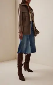[Jimmy Choo] Hart Suede Knee Boots