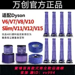 {公司貨 最低價}適配DYSON戴森吸塵器配件V6V7V10V11除螨儀V8后置濾網前置濾芯V15