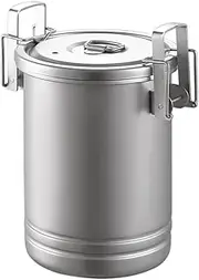 Barbuly Camping Pot Cooking Pot Tableware Outdoor Cookware Silver Stainless Steel for Backpacking Camping Hunting Fishing