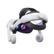 Kiwi Design For META Oculus Quest 2 Comfort On-Ear Audio Head Strap White Colour