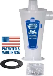 Oneida Air Systems Dust Deputy DIY Anti-Static Retrofit Cyclone Separator for We