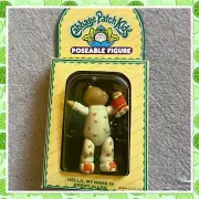 Vintage Cabbage Patch Kids Mini Poseable Figure First Edition 1984 Boxed Baldie