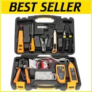 Complete Networking Tool Set: RJ45 Crimper, Tester & Screwdriver for Pros