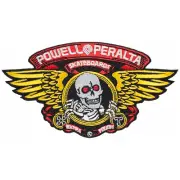 Powell Peralta Skateboard Patch Winged Ripper Embroidered Iron /Sew On