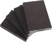 jojofuny Multi-Purpose Sanding Sponges Set of 4 Dense Blocks for Wood Metal Drywall 60/80/120/220 Grit Sandpaper