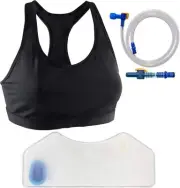 Hidden Bra Flask For Women 25Oz Leak Proof Sports Bra Alcohol Accessory