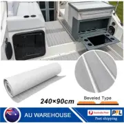 EVA Foam Boat Flooring Marine Teak Decking For Yacht Carpet Light Grey+White AUS