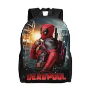 Deadpool Kid Backpack School Bag Elementary Students Bookbags