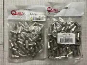 Quest CFC-7114 OR CFC-7115 F Male Crimp for RG6 Plenum / Coax Cable -1 Bag of 50