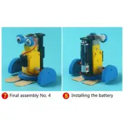 1Set Kids Electric DIY Assembled Model Ming Crawling Robot Kit Mini Science T CR