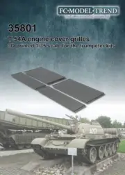 FC Model Trend 1/35 T-54 Engine Cover Meshes for Trumpeter kits