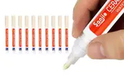10 Pieces Tile Wall Repair Pen Grout Restorer Marker Filler-Beige