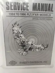 1984 to 1990 FLT/FXR Official Harley Davidson Service Manual, P/N 99483-90