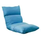 NNEAGS Lounge Floor Recliner Adjustable Lazy Sofa Bed Folding Game Chair Blue