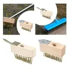 Crack Weeder Grout Brush Weed Puller Tool Wired Grout Cleaner Brush for Pavers