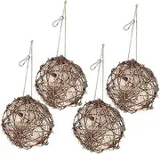 Didiseaon 4pcs Hummingbird Nesting Material Kit Decorative Bird Nesting Box for Outdoor Garden and Home Promotes Bird Health and Biodiversity Unique and Stylish Design
