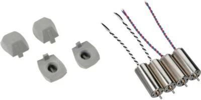 Hubsan X4 H107D 3.7v 8mm Motor CW-CCW Set 2 Each w/ Feet Protectors