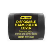 UNi-PRO 75 x 4mm Nap Disposable Foam Roller Cover