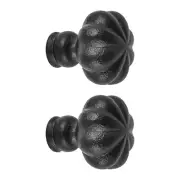 Renovators Supply Black Cabinet Knobs Kitchen Door Knobs Wrought Iron Knobs