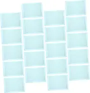 BESPORTBLE 20pcs Disposable Changing Pad Small Capacity Water Bottle Trendy Mini Water Bottle Soft Darts Note Pads 5x7 Dog Urine Pads Puppy Urine Pads Plus Nut Post Non-Woven Fabric Sky-Blue