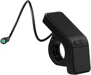 Zxpjkyu Bicycle Computer with Display for Electric Bikes, IP65, Speedometer, Professional, Easy to Install for