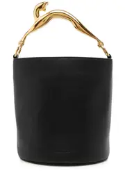 Lanvin Cat Leather Bucket bag - Black ONE SIZE