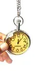 Sifaat World 2" London Shiny Polished Brass Pocket Watch with Chain,Replica