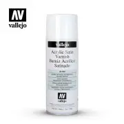 VALLEJO 28532 AEROSOL SATIN VARNISH 400ML HOBBY SPRAY PAINT