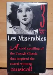 Les Miserables 3 VHS Tape Box Set 1994 Simitar Entertainment Inc. - NOS Sealed