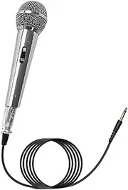 Mellisso Professional Condenser Mic Silver Wired Microphone KTV Singing Stage Performance