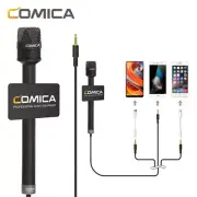 COMICA HRM-S Reporter Interview Live Handheld Microphone for Smartphone iPhone